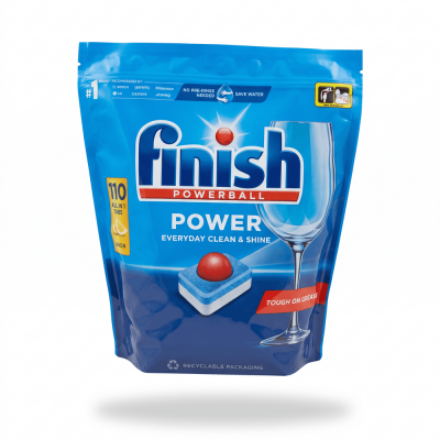 Pastile masina de spalat vase Finish Powerball All in 1 lamaie 110 buc